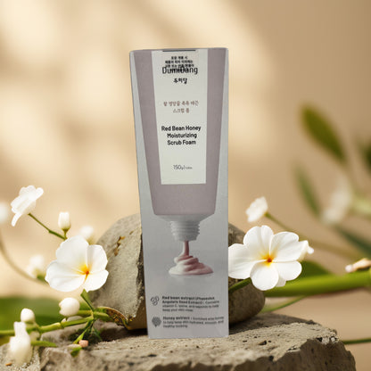 Softens & Cleanses | Red Bean Honey Scrub Foam by DumiDang – 5.29 oz
