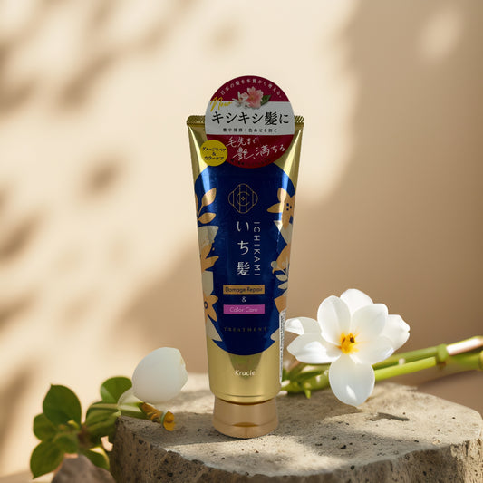 Protects Color & Repairs Damage | Ichikami Color Care Treatment by Kracie – 180g