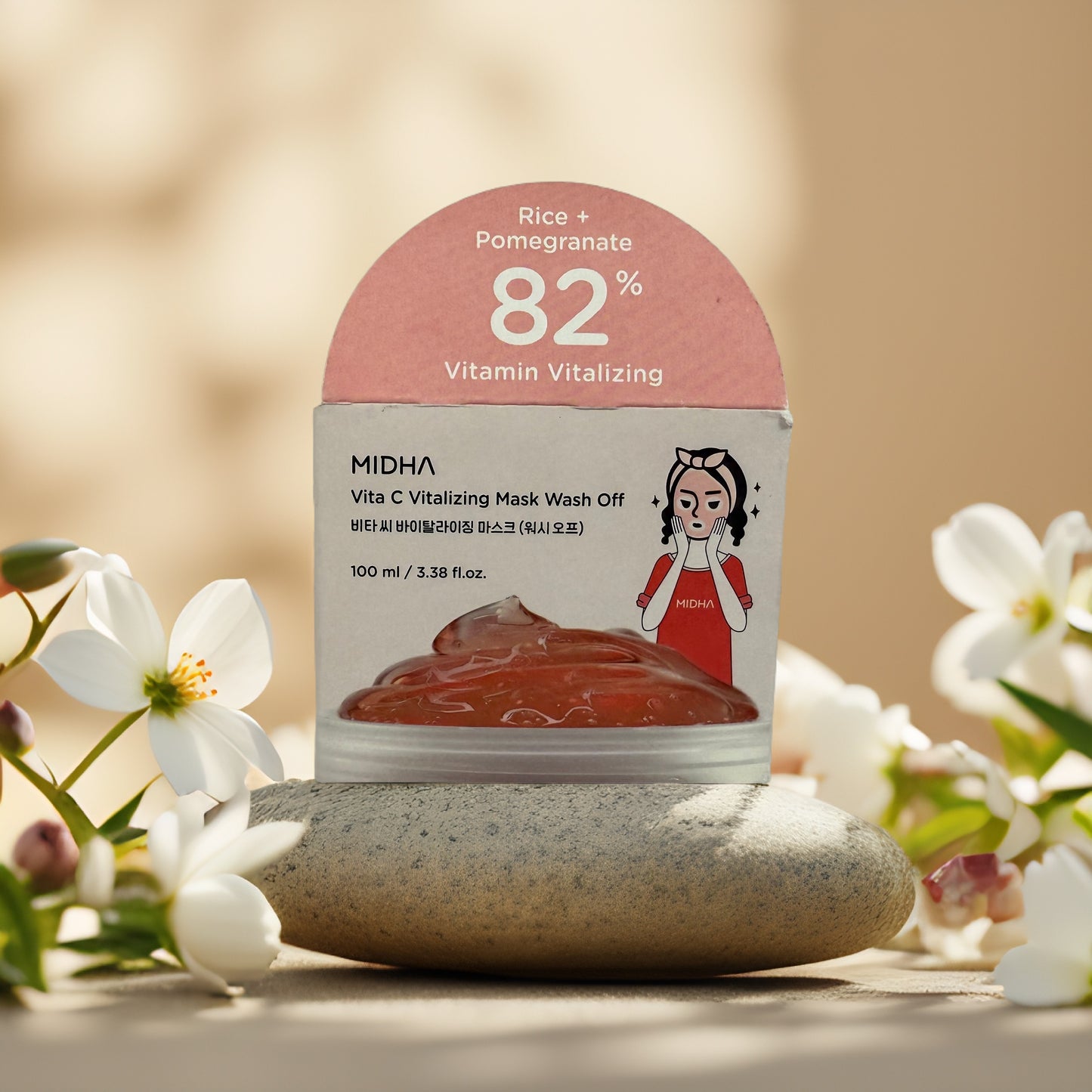 Brightening & Revitalizing | Vita C Vitalizing Mask by MIDHA – 3.38 fl oz