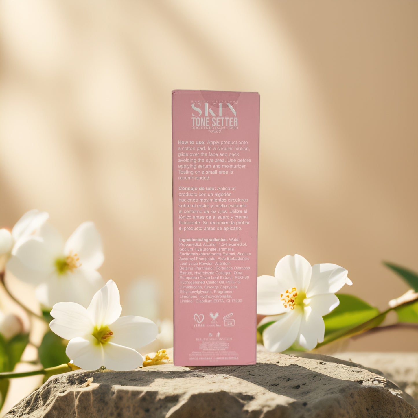 Brightens & Preps | Skin Tone Setter Facial Toner by Beauty Solutions – 5 fl oz