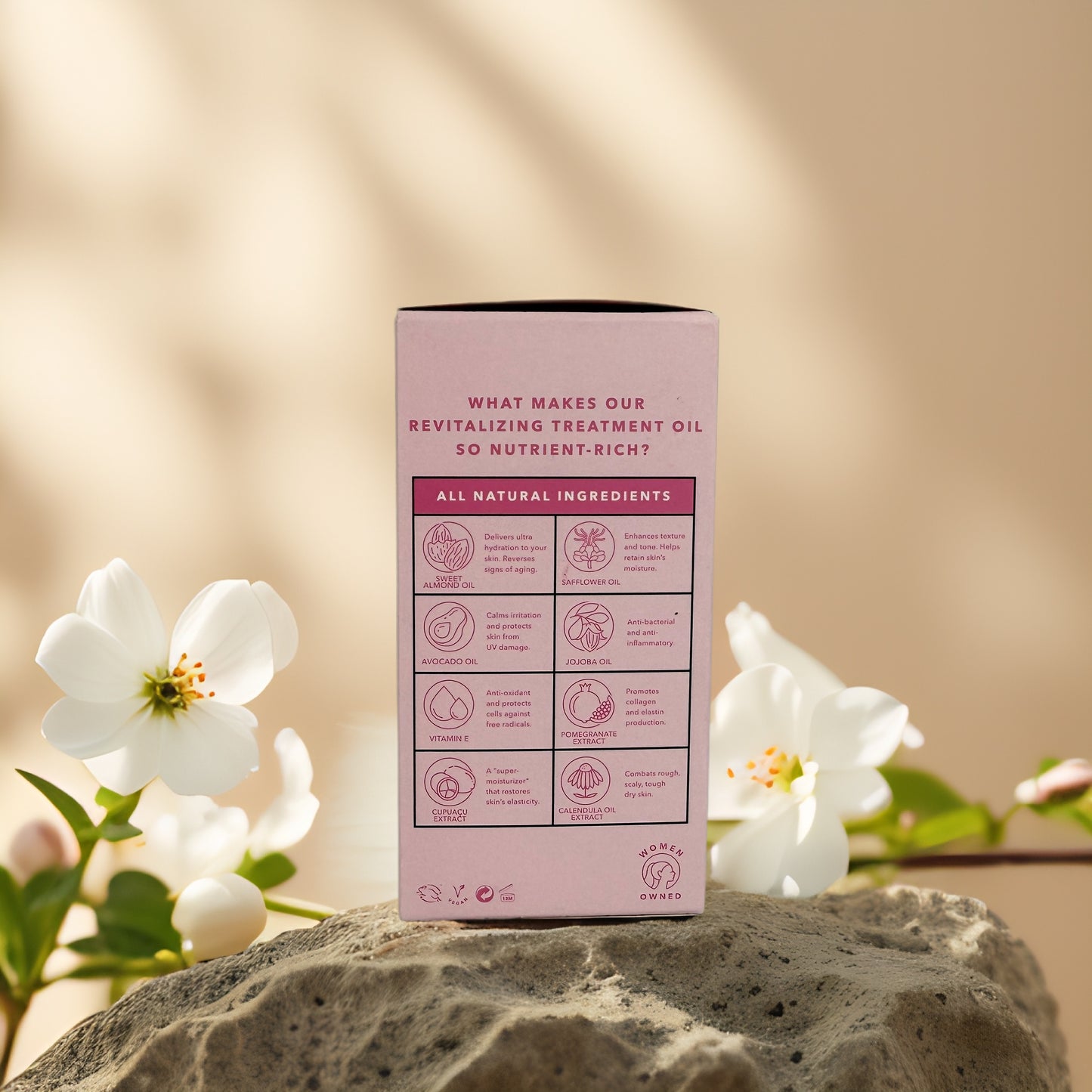 Revitalizes & Moisturizes | So Rich Treatment Oil (Pink Champagne) by NCLA – 0.33 fl oz