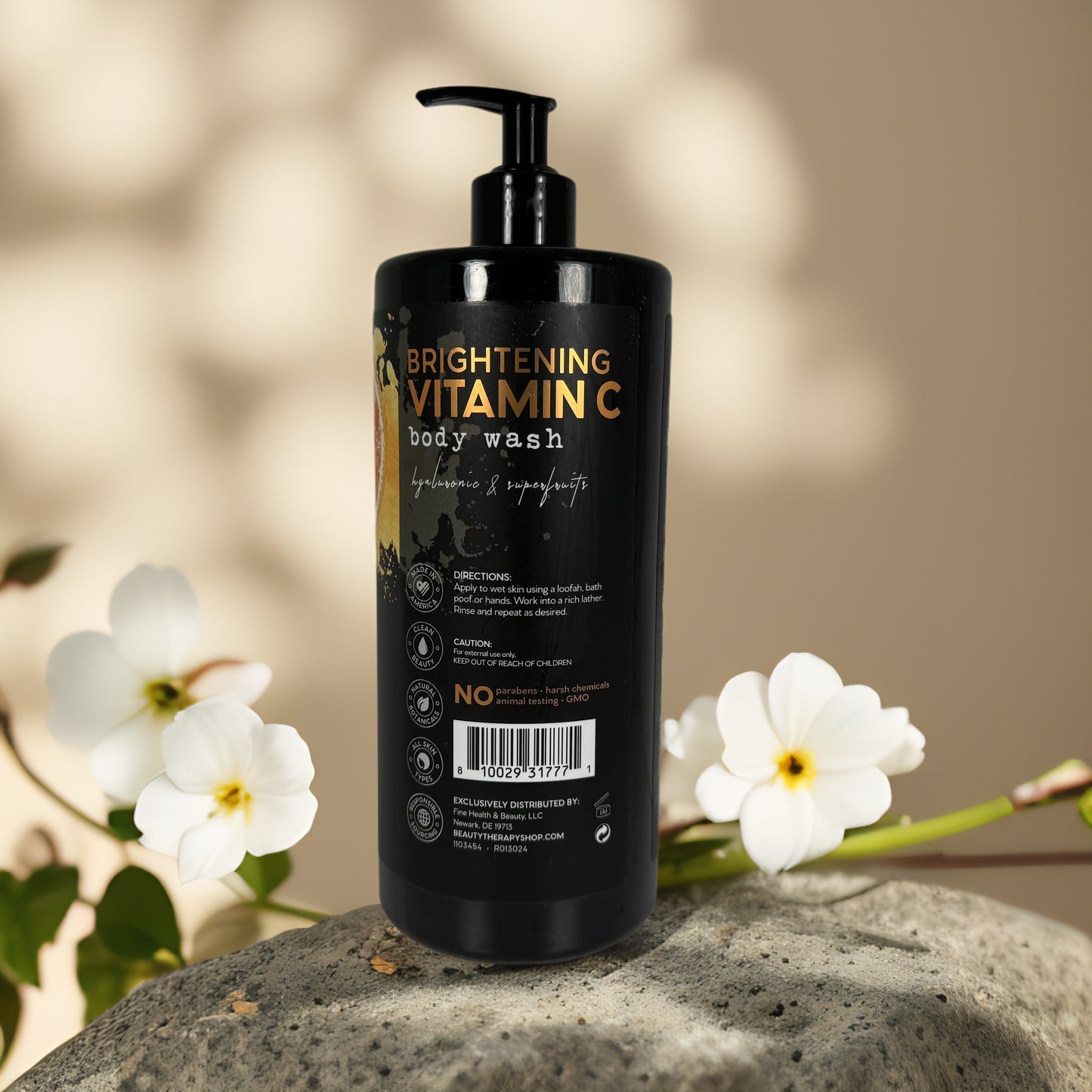 Brightens & Hydrates | Vitamin C Body Wash by Beauty Therapy – 32 fl oz