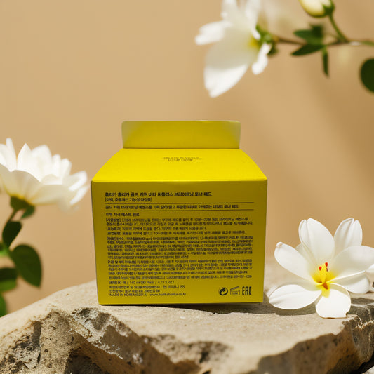 Brightens & Exfoliates | Gold Kiwi Toner Pads by Holika Holika – 4.7 fl oz