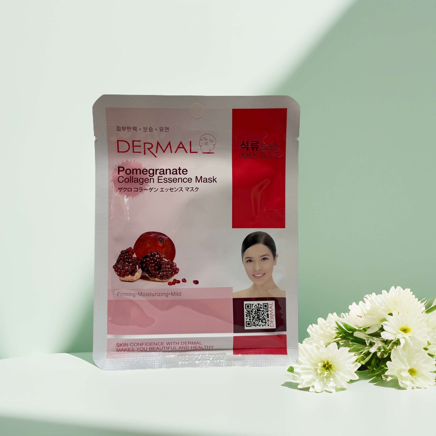 Dermal Korea Pomegranate Collagen Essence Mask package