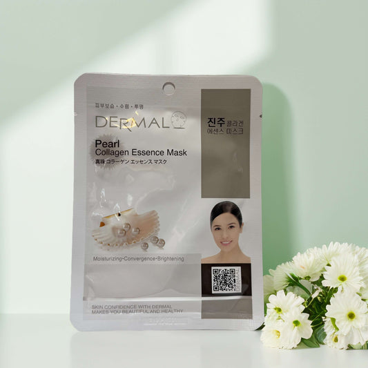 Dermal Korea Pearl Collagen Essence Mask for moisturizing.