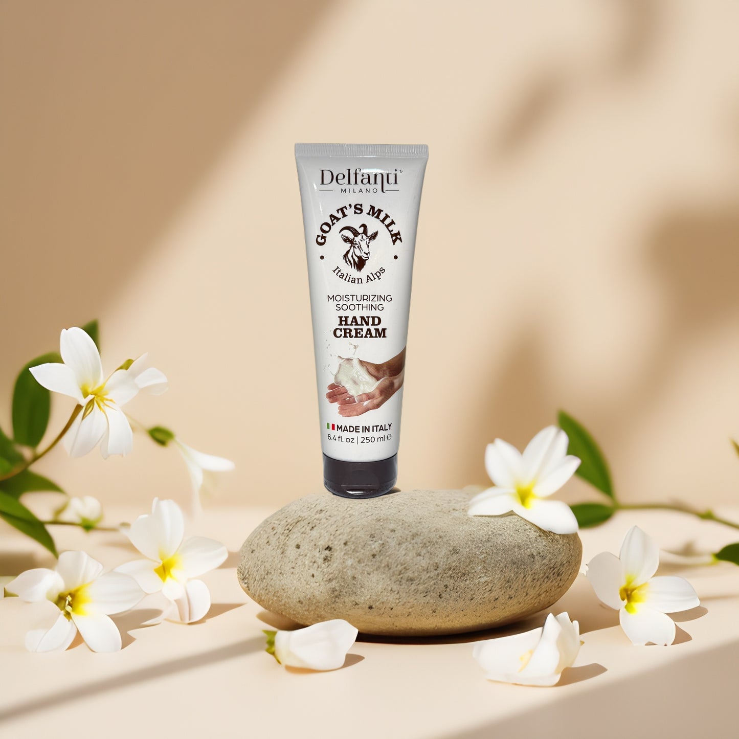 Moisturizing Relief | Goat’s Milk Hand Cream by Delfanti Milano – 8.4 fl oz