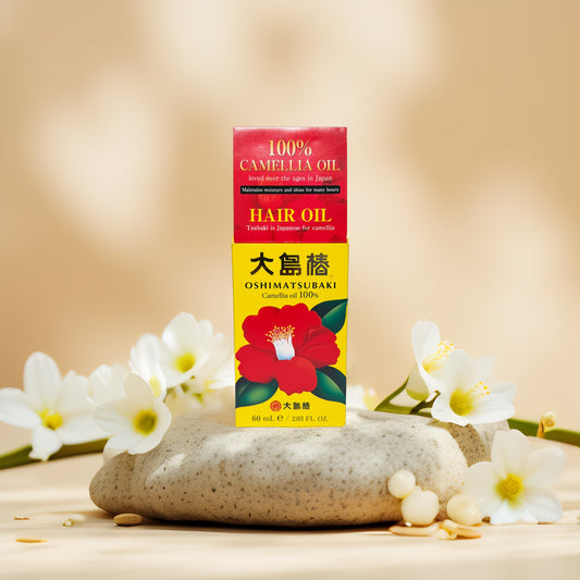 Moisture & Shine Treatment | 100% Camellia Hair Oil by Oshima Tsubaki – 2.03 fl oz