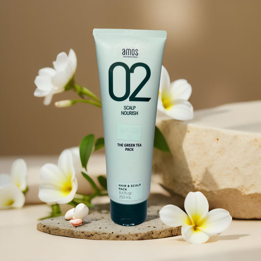 Soothing Care | Scalp Nourish Green Tea Hair & Scalp Pack from Amos – 8.4 fl oz