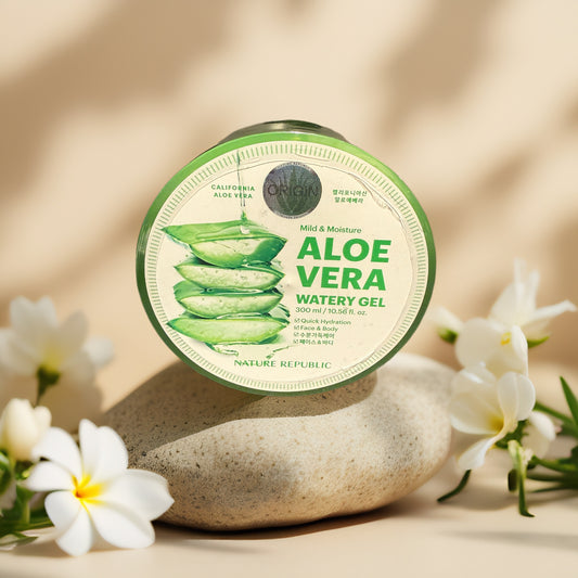 Cooling Hydration | Aloe Vera Watery Gel by Nature Republic – 10.6 fl oz