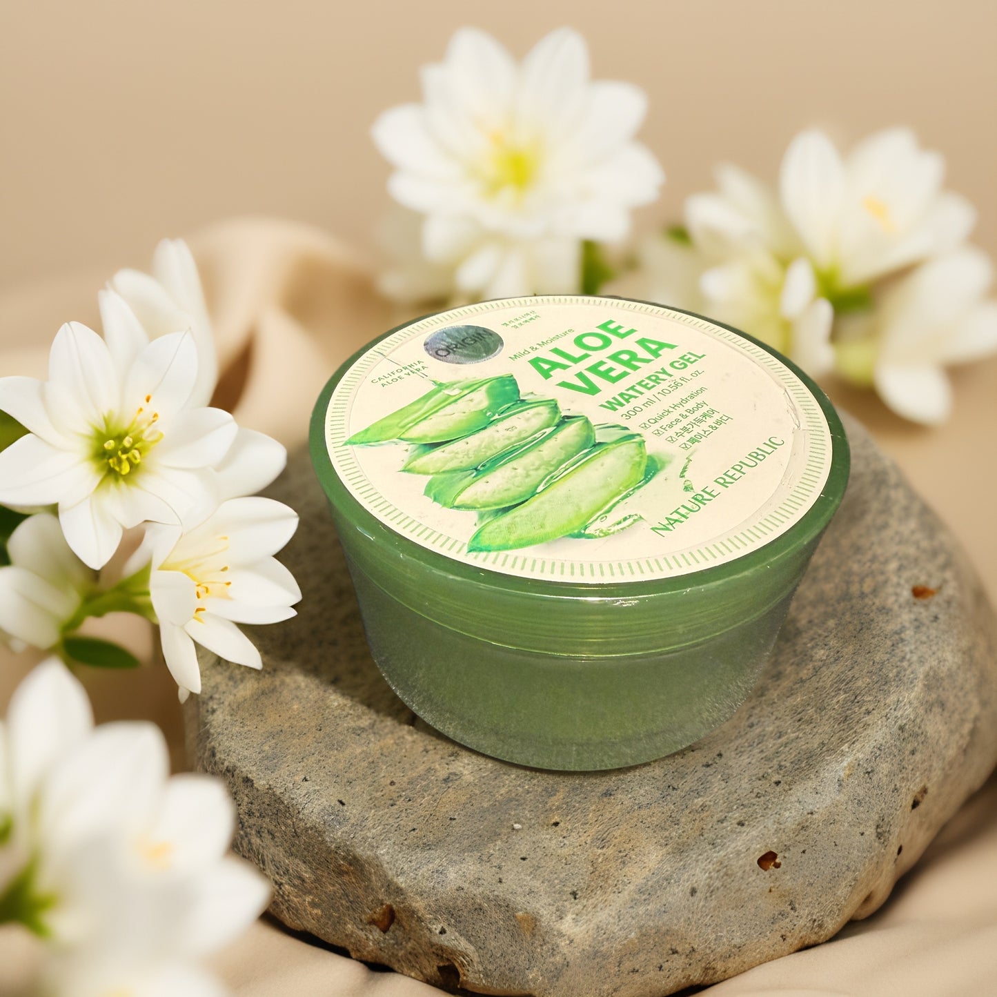 Cooling Hydration | Aloe Vera Watery Gel by Nature Republic – 10.6 fl oz