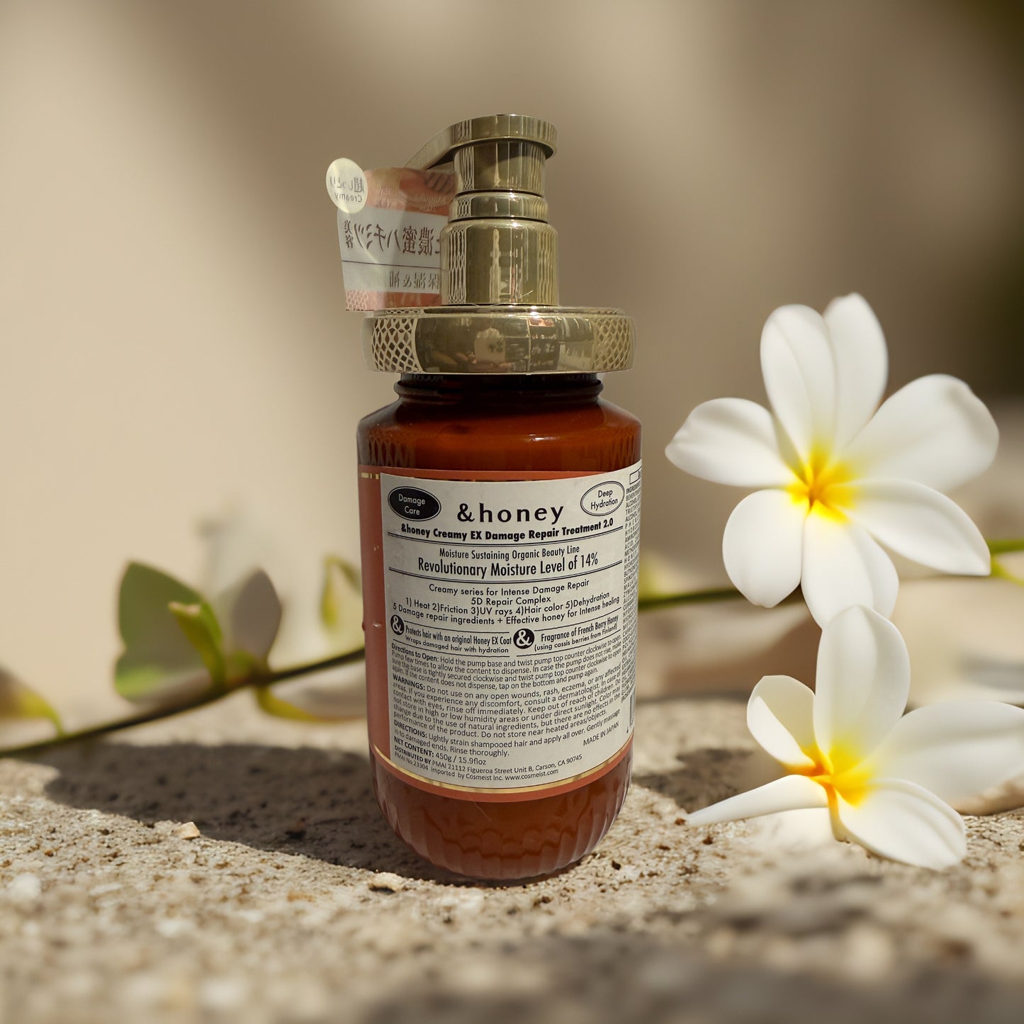 Damage Repair & Deep Moisture | EX Hair Treatment by &honey – 15.9 fl oz