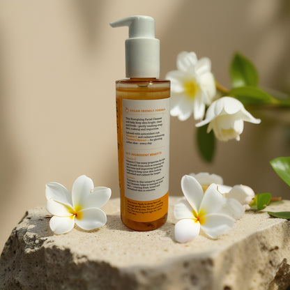 Brightening & Energizing | Vitamin C + Turmeric Gel Cleanser by By Nature – 7 fl oz