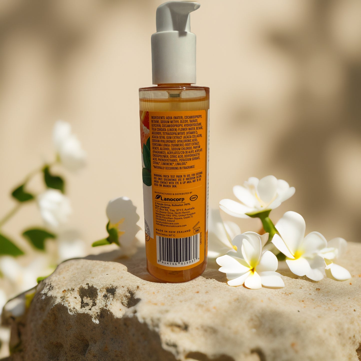 Brightening & Energizing | Vitamin C + Turmeric Gel Cleanser by By Nature – 7 fl oz