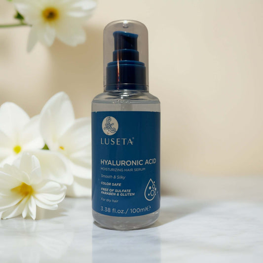 Smooth & Silky Hair | Hyaluronic Moisturizing Hair Serum by Luseta -  3.4 fl oz