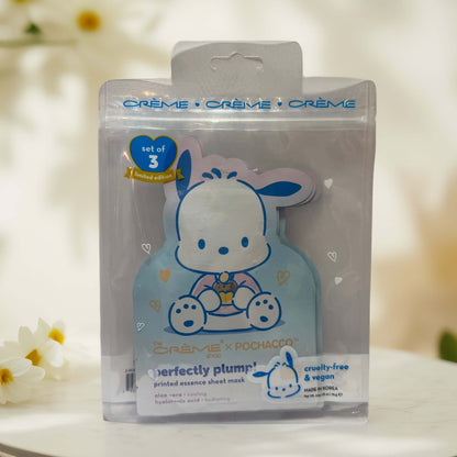 Pochacco Perfectly Plump Sheet Mask by The Crème Shop - 3-Pack