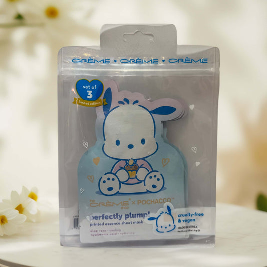 Pochacco Perfectly Plump Sheet Mask by The Crème Shop - 3-Pack