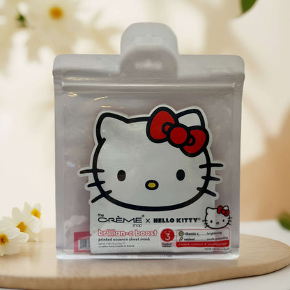 Brightening | Hello Kitty Brillian-C Sheet Mask Set, The Crème Shop - 3-Pack