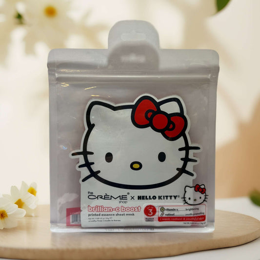 Brightening | Hello Kitty Brillian-C Sheet Mask Set, The Crème Shop - 3-Pack