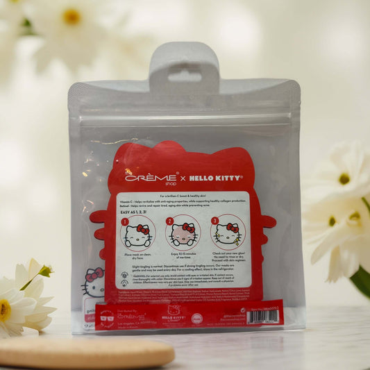 Brightening | Hello Kitty Brillian-C Sheet Mask Set, The Crème Shop - 3-Pack