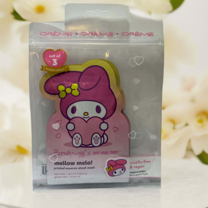 Blemish-Fighting & Soothing | Mellow Melo! My Melody Sheet Mask Set - 3-Pack