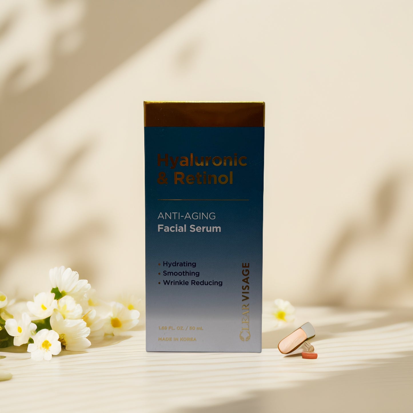 Plump + Smooth | HA & Retinol Anti-Aging Facial Serum 1.7 fl oz Ð Clear Visage