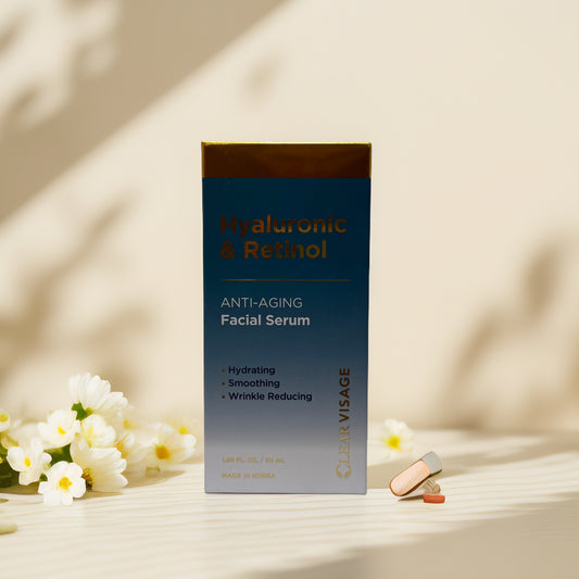 Plump + Smooth | HA & Retinol Anti-Aging Facial Serum 1.7 fl oz Ð Clear Visage