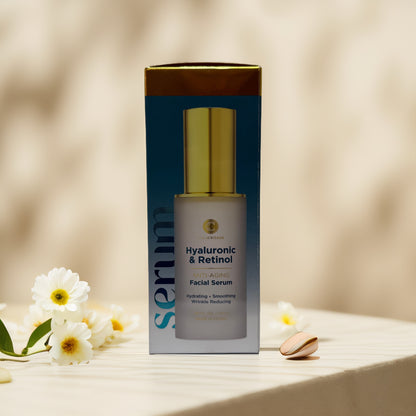 Plump + Smooth | HA & Retinol Anti-Aging Facial Serum 1.7 fl oz Ð Clear Visage
