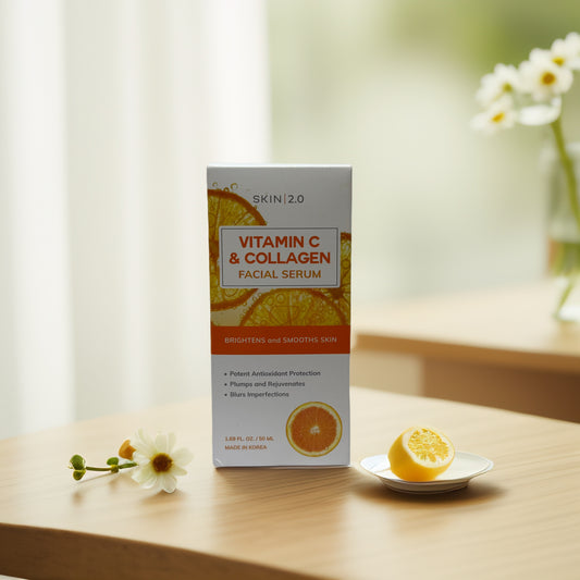 Brighten & Smooth | Vitamin C & Collagen Facial Serum, by SKIN 2.0 Ð 1.7 fl oz