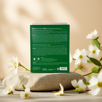 Lifting & Radiance | Ampoule Facial Sheet Mask Dual Pack from AMPLE:N – 8 Pack