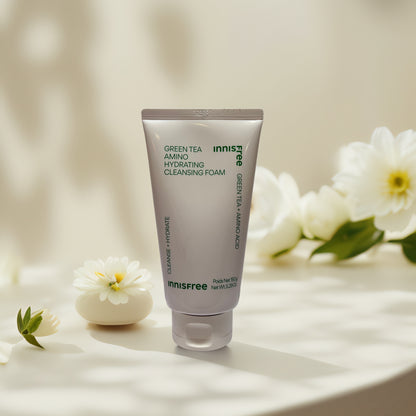 Hydrate & Nourish | Green Tea Amino Cleansing Foam by Innisfree -  5.3 fl oz