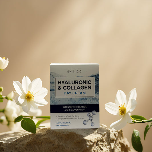 Firming Daily Hydration | Hyaluronic & Collagen Day Cream by Skin 2.0 – 1.69 fl oz