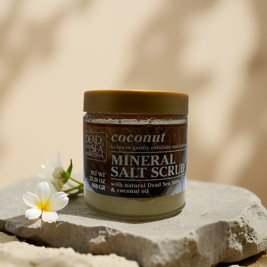 Hydrating Exfoliation | Coconut Mineral Salt Scrub from Dead Sea Collection – 23.3 fl oz