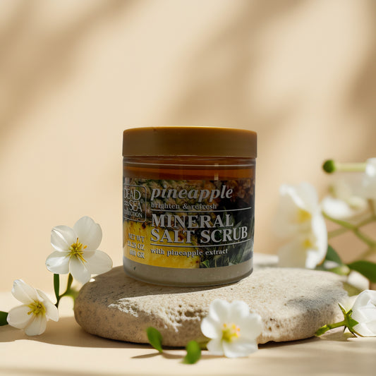 Brightening Exfoliation | Pineapple Mineral Salt Scrub from Dead Sea Collection – 23.3 fl oz