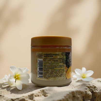 Brightening Exfoliation | Pineapple Mineral Salt Scrub from Dead Sea Collection – 23.3 fl oz