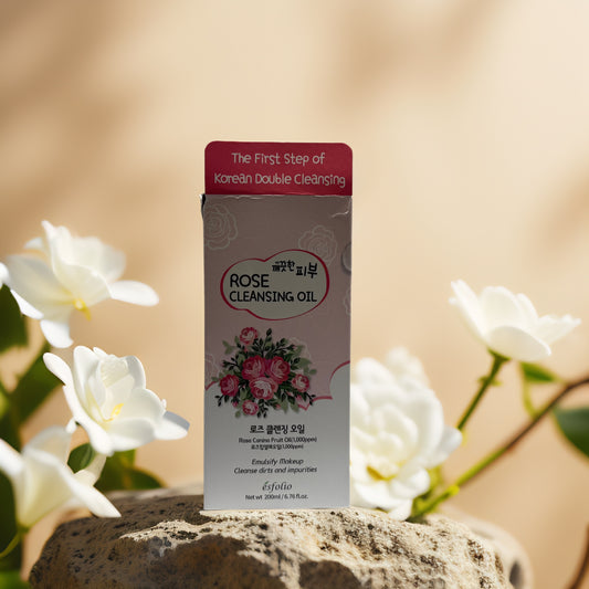 Deep Cleanse & Nourish | Rose Cleansing Oil by Esfolio – 6.76 fl oz