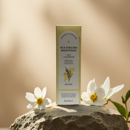 Hydrating & Brightening | Rice Enriched Cleansing Oil from Deoproce – 6.8 fl oz