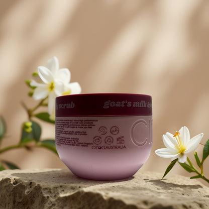 Brightening Body Polish | Goat’s Milk & Collagen Scrub by Cirqa – 21.2 oz
