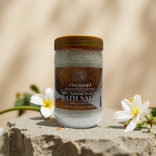 Hydrating Mineral Soak | Coconut Dead Sea Bath Salts by Dead Sea Collection – 34.2 oz