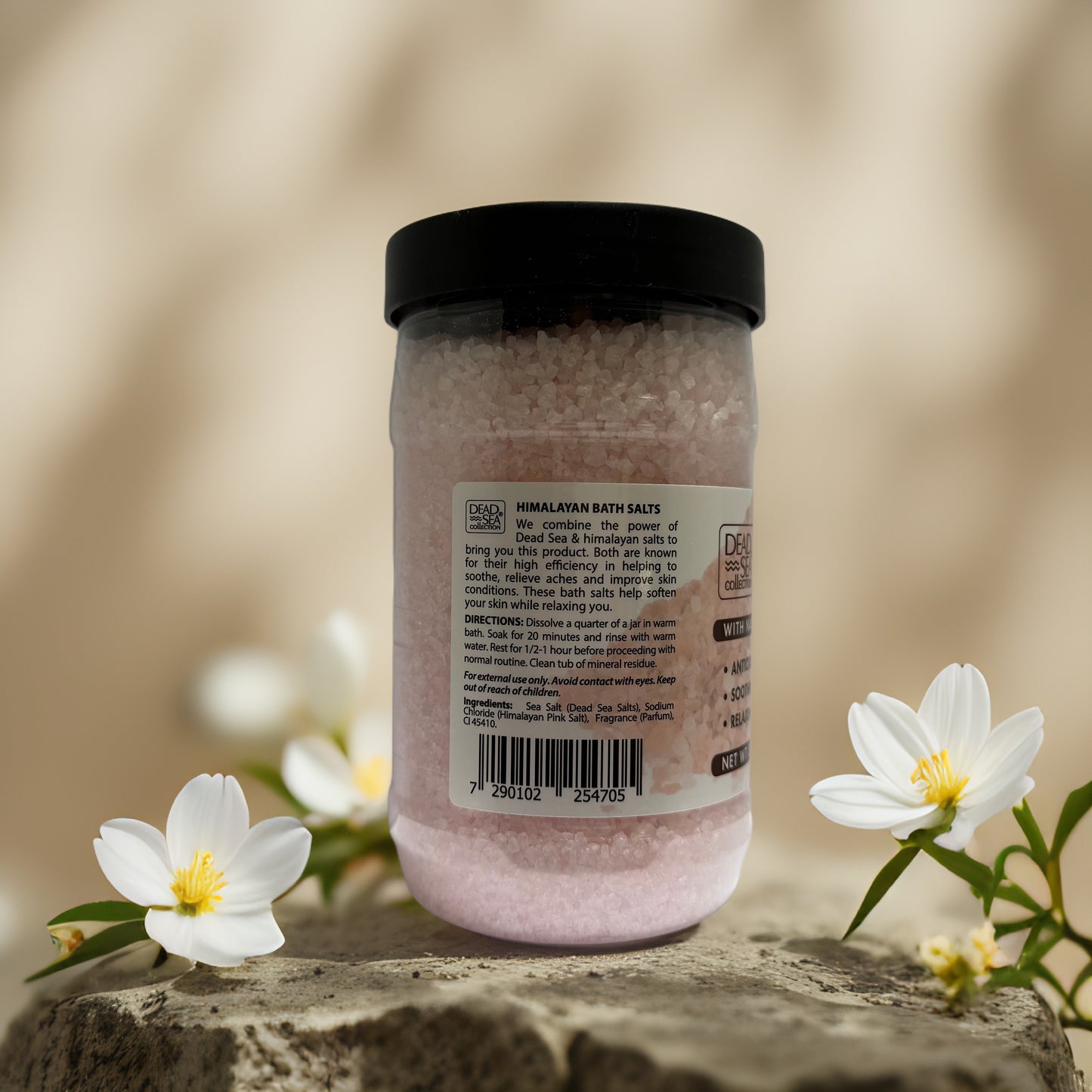 Soothing Mineral Detox | Himalayan Bath Salts by Dead Sea Collection – 34.2 oz