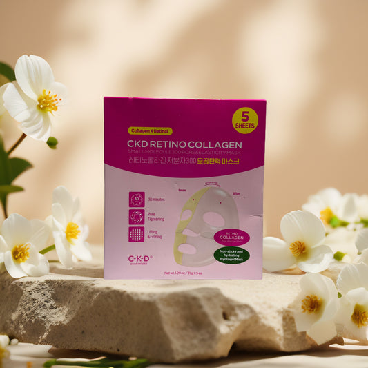 Lifting + Pore Care | Retino Collagen Hydrogel Mask by CKD – 5 pack