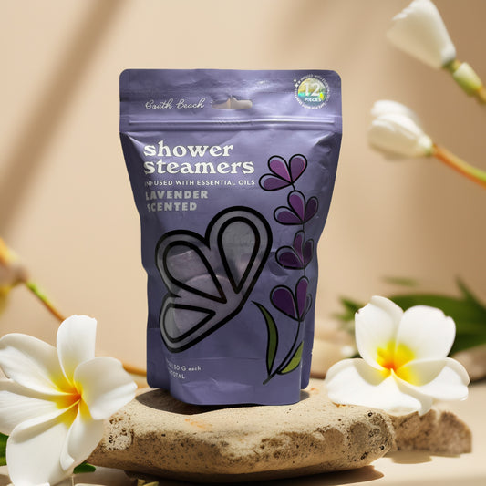 Aromatherapy Relaxation | Lavender Shower Steamers by South Beach – 12 ct