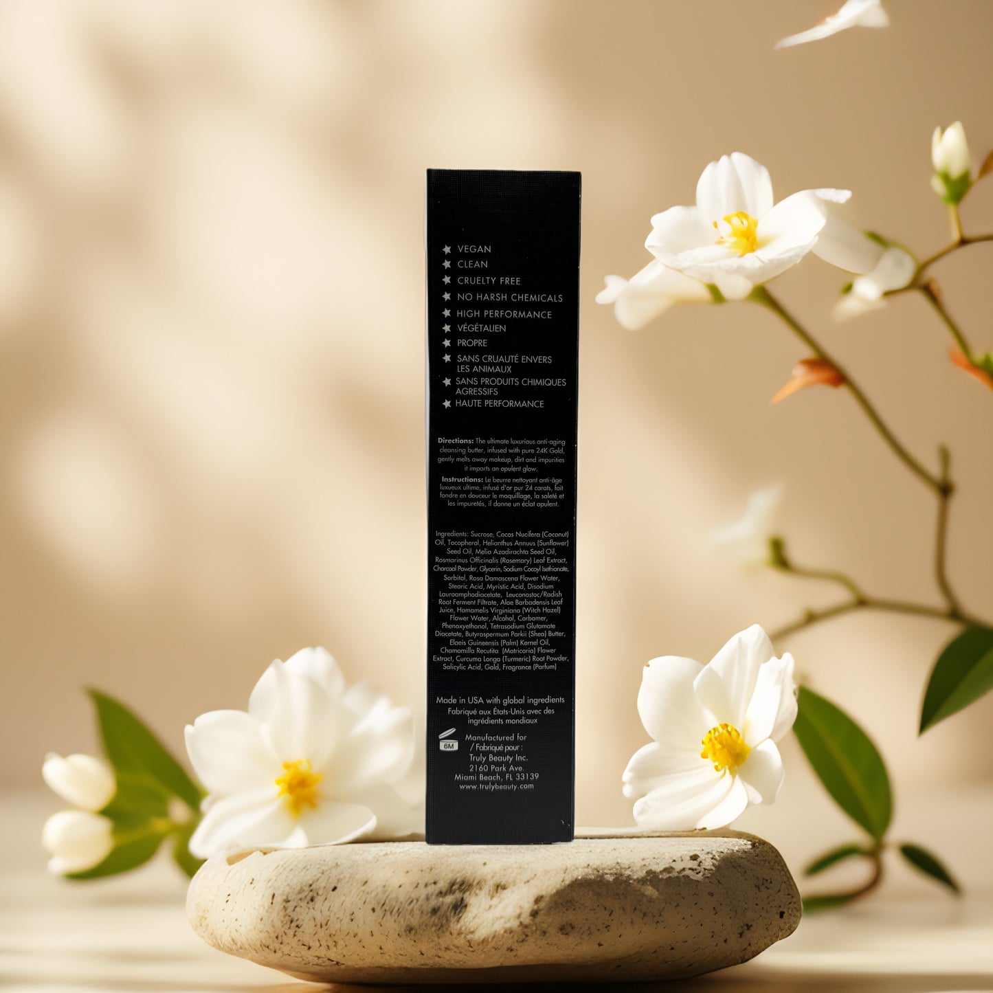 Clarifying Body & Face Wash | 24K Gold Black Soap by Truly – 5.0 fl oz