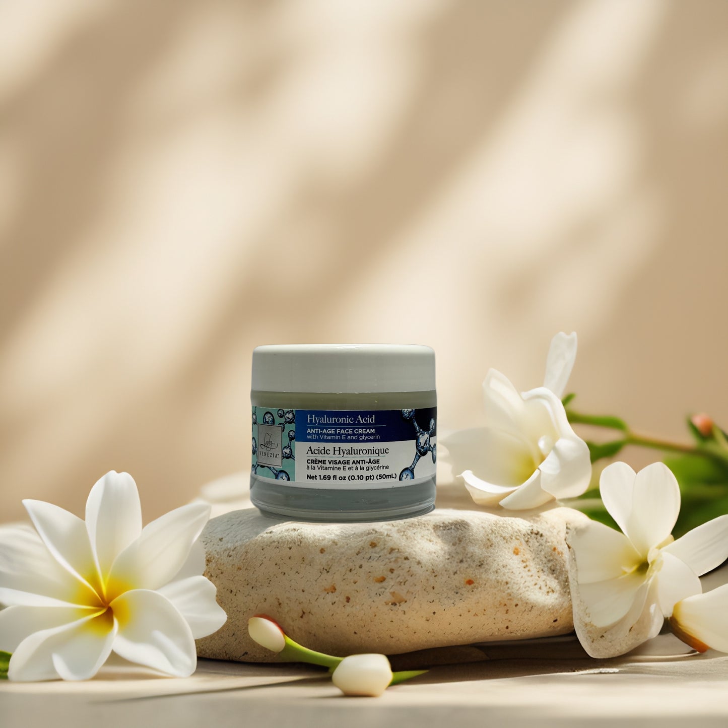 Anti-Aging Hydration | Hyaluronic Acid Face Cream by Lady Venezia – 1.7 fl oz