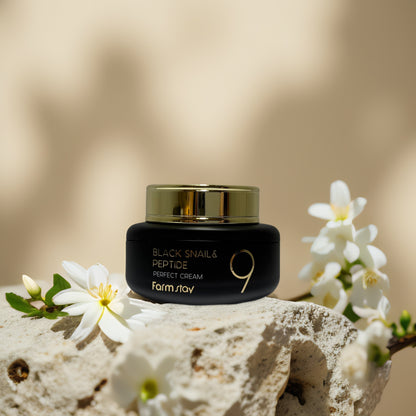 Deep Nourishment + Brightening | Snail & Peptide Cream by Farmstay – 1.9 fl oz