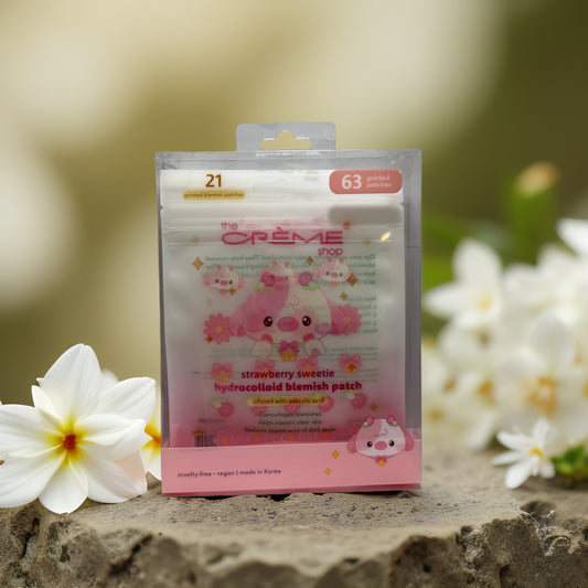 Blemish Care | Strawberry Sweetie Blemish Patches by The Crème Shop – 63 ct