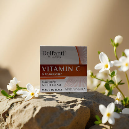 Overnight Renewal | Vitamin C Night Cream by Delfanti Milano – 1.7 fl oz