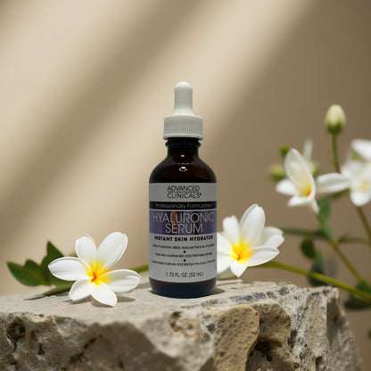 Hydration & Wrinkle Relief | Hyaluronic Serum by Advanced Clinicals – 1.75 fl oz