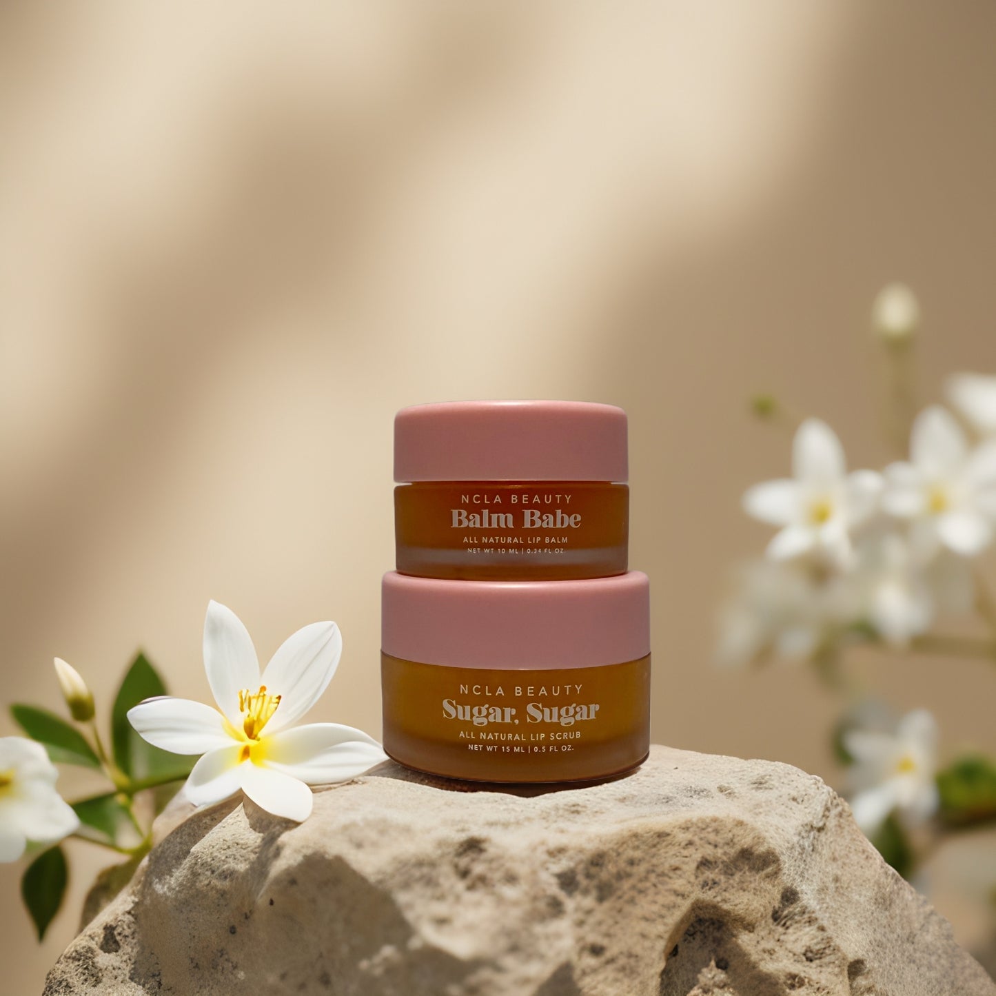 Flake-Free Glow | Pumpkin Apple Lip Care Set by NCLA Beauty – 0.84 fl oz total
