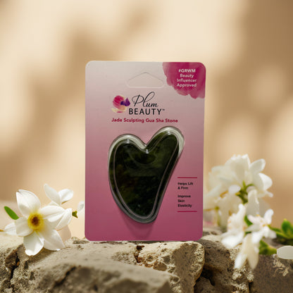 Lift & Sculpt | Jade Gua Sha Stone by Plum Beauty