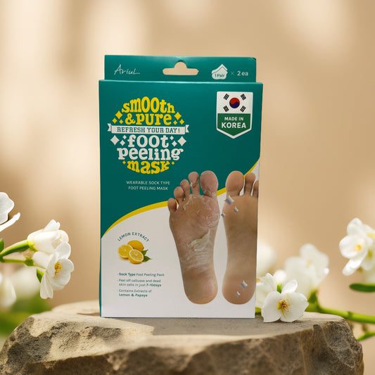 Peel & Refresh | Foot Peeling Mask with Lemon by Ariul – 2 Pair